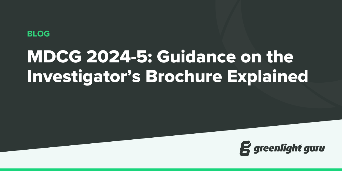 Mdcg 2024 5 Guidance On The Investigators Brochure Explained 3853